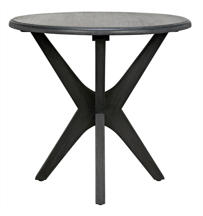 NOIR Furniture - Fox Side Table, Charcoal Black - AE-12CHB