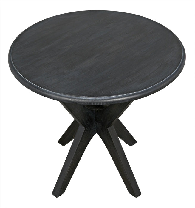 NOIR Furniture - Fox Side Table, Charcoal Black - AE-12CHB