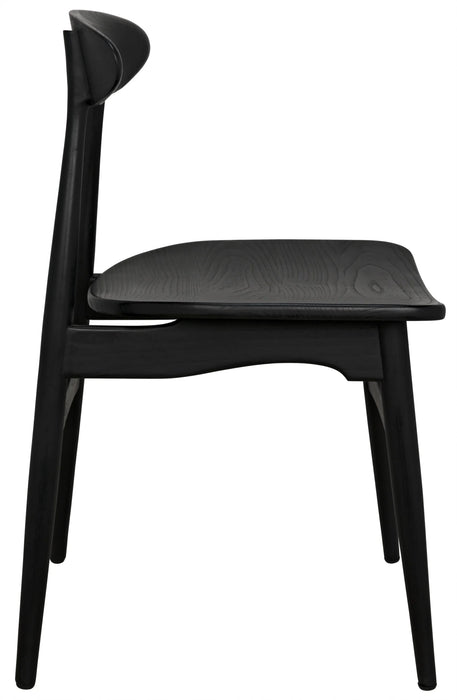 NOIR Furniture - Surf Chair, Charcoal Black - AE-15CHB