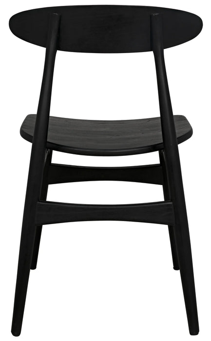 NOIR Furniture - Surf Chair, Charcoal Black - AE-15CHB