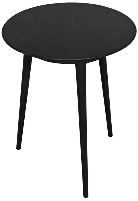 NOIR Furniture - Tripod Side Table, Charcoal Black - AE-19CHB - GreatFurnitureDeal
