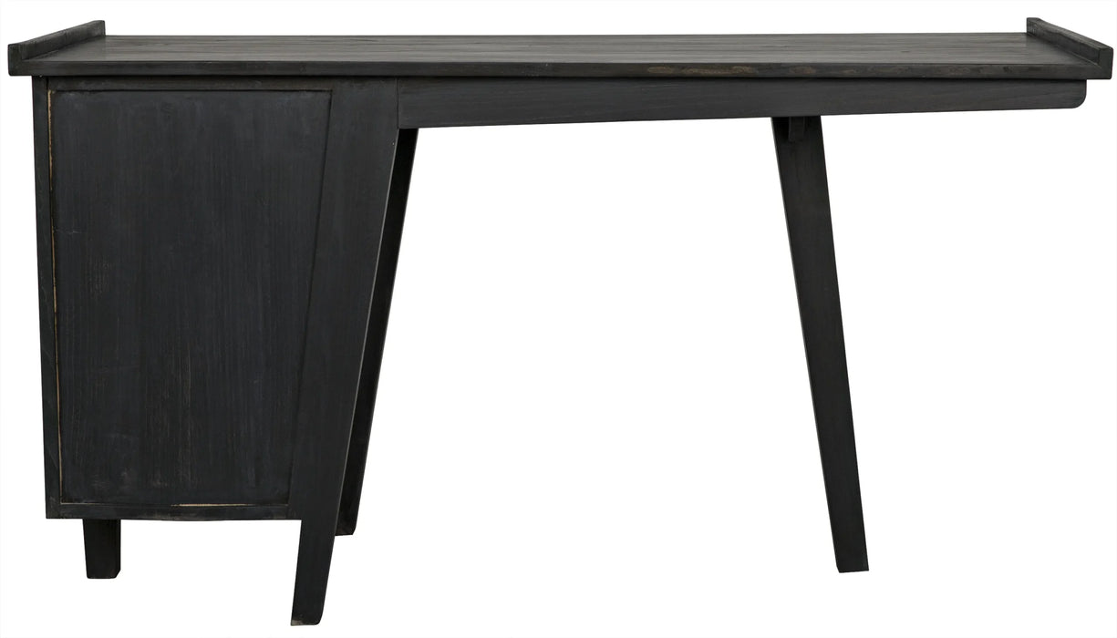 NOIR Furniture - Kennedy Desk, Charcoal Black - AE-20CHB
