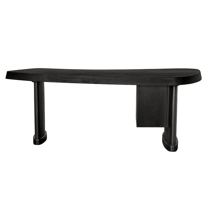 Noir Furniture - Augustus Desk in Charcoal Black - AE-210CHB - GreatFurnitureDeal