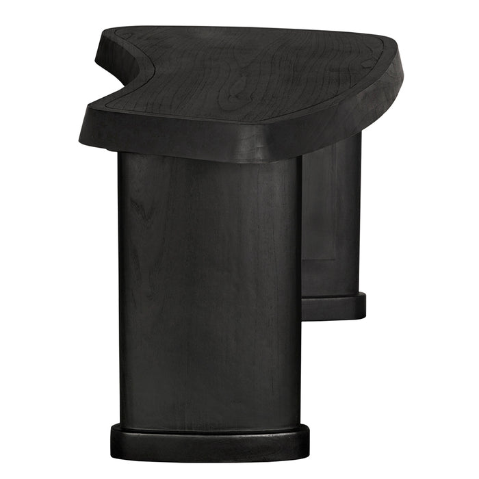 Noir Furniture - Augustus Desk in Charcoal Black - AE-210CHB - GreatFurnitureDeal