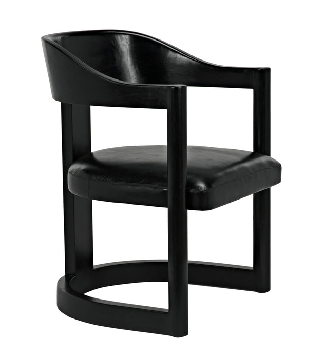 Noir Furniture - Mccormick Chair, Charcoal Black - AE-211CHB - GreatFurnitureDeal