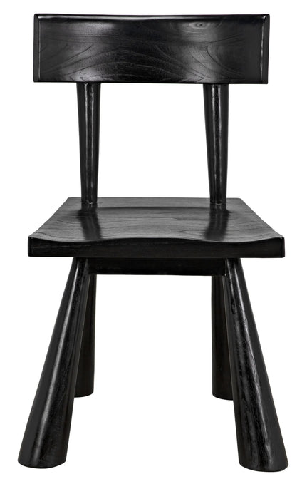 Noir Furniture - Gilbert Chair Charcoal Black - AE-213CHB