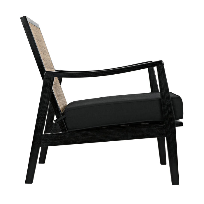 NOIR Furniture - Lichtenstein Chair in Charcoal Black - AE-215CHB
