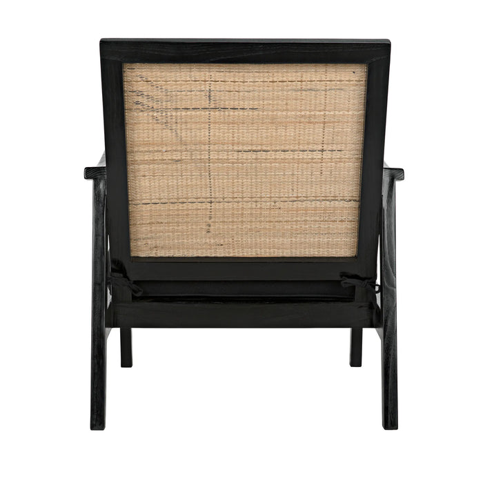 NOIR Furniture - Lichtenstein Chair in Charcoal Black - AE-215CHB - GreatFurnitureDeal