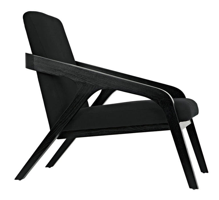 Noir Furniture - Lamar Chair, Charcoal Black - AE-216CHB