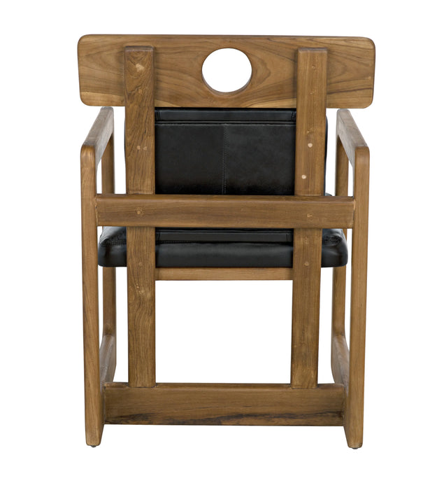 NOIR Furniture - Buraco Arm Chair in Teak - AE-223T