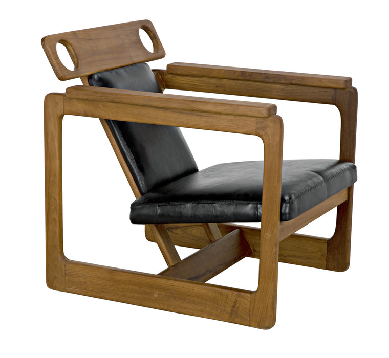 NOIR Furniture - Buraco Relax Chair in Teak - AE-224T - GreatFurnitureDeal