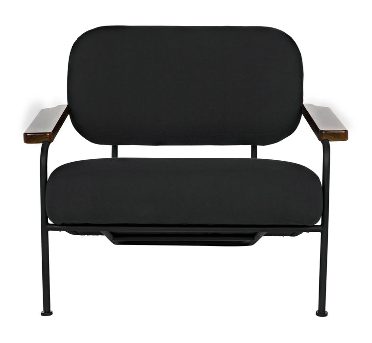 Noir Furniture - Zeus Chair with Black Cotton Fabric - AE-229 - GreatFurnitureDeal