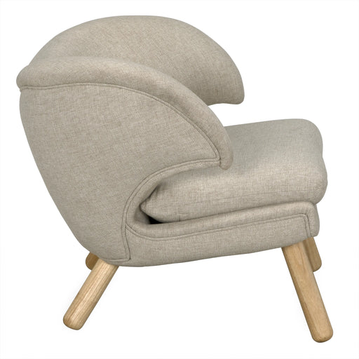 NOIR Furniture - Valerie Chair w/Wheat Fabric - AE-230W - GreatFurnitureDeal
