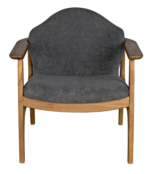 NOIR Furniture - Vittorio Chair w/Grey Fabric - AE-231G - GreatFurnitureDeal