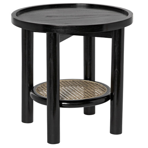 Noir Furniture - Hide Away Side Table, Charcoal Black - AE-233CHB - GreatFurnitureDeal