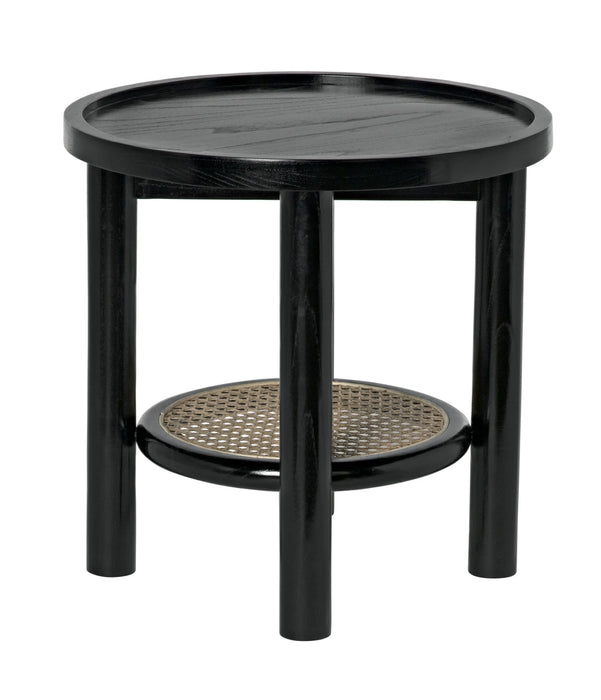Noir Furniture - Hide Away Side Table, Charcoal Black - AE-233CHB