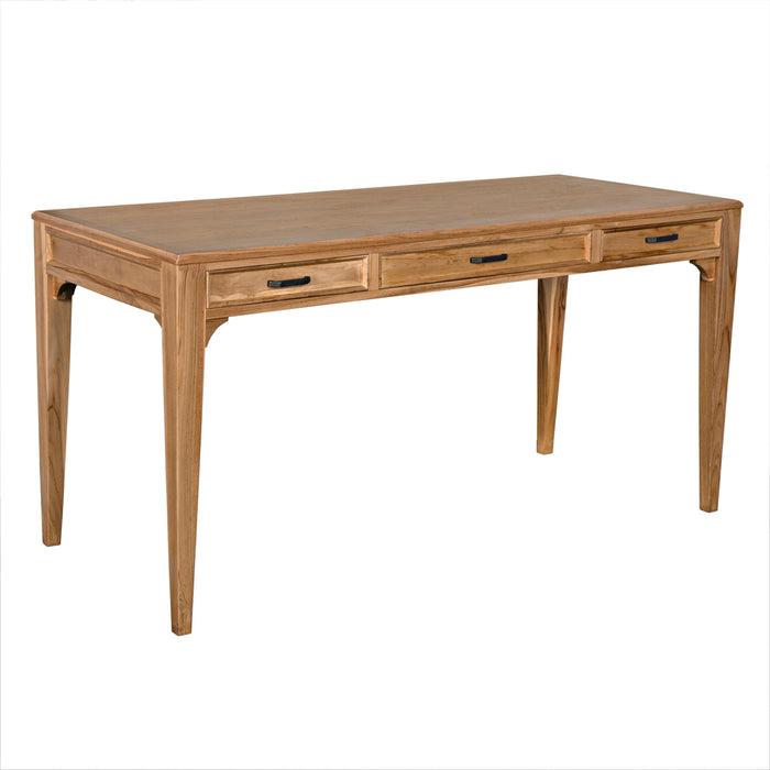 Noir Furniture - Ambrose Desk in Bleached Teak - AE-301BT - GreatFurnitureDeal