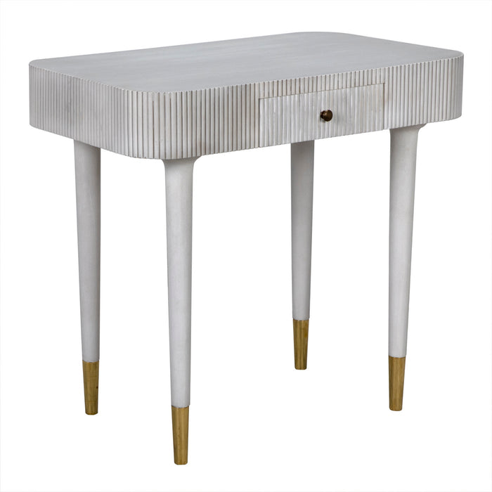 NOIR Furniture - Celine Desk/Side Table - AE-303WH - GreatFurnitureDeal