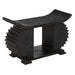 Noir Furniture - Duma Bench in Burnt Black - AE-306BB - GreatFurnitureDeal