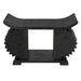 Noir Furniture - Duma Bench in Burnt Black - AE-306BB - GreatFurnitureDeal