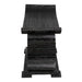 Noir Furniture - Duma Bench in Burnt Black - AE-306BB - GreatFurnitureDeal