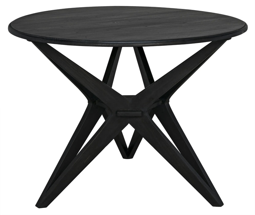 NOIR Furniture - Victor Dining Table, Charcoal Black - AE-30CHB