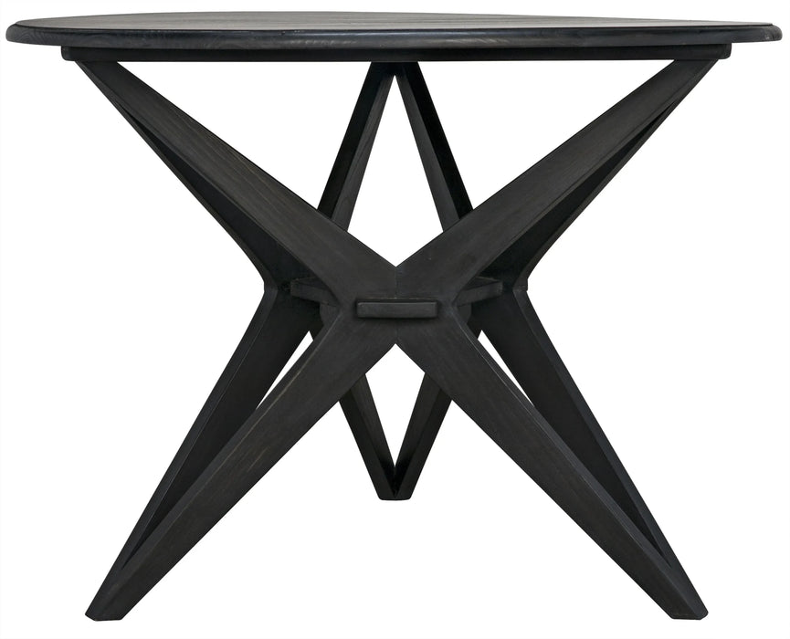 NOIR Furniture - Victor Dining Table, Charcoal Black - AE-30CHB
