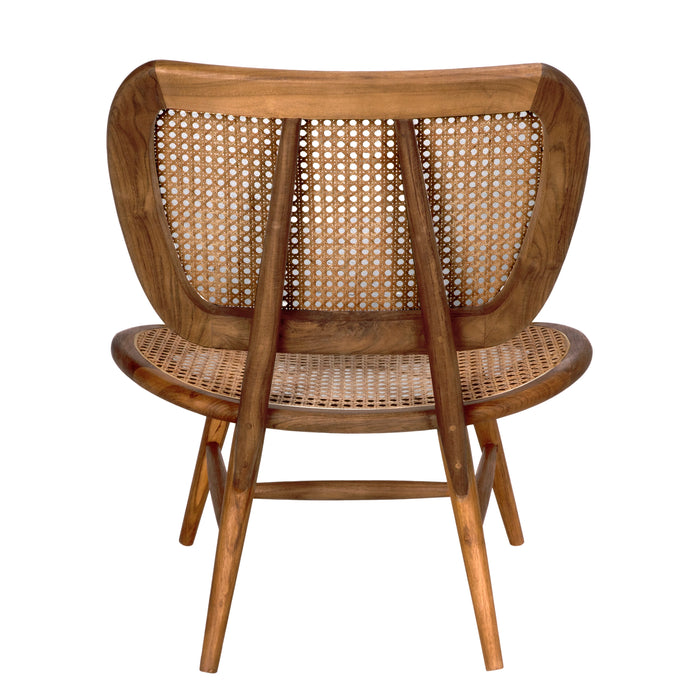 Noir Furniture - Marcie Chair, Teak - AE-334T - GreatFurnitureDeal