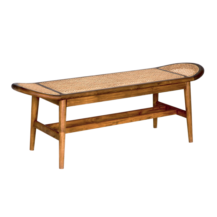 Noir Furniture - Wayland Bench, Teak - AE-335T