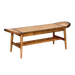 Noir Furniture - Wayland Bench, Teak - AE-335T - GreatFurnitureDeal