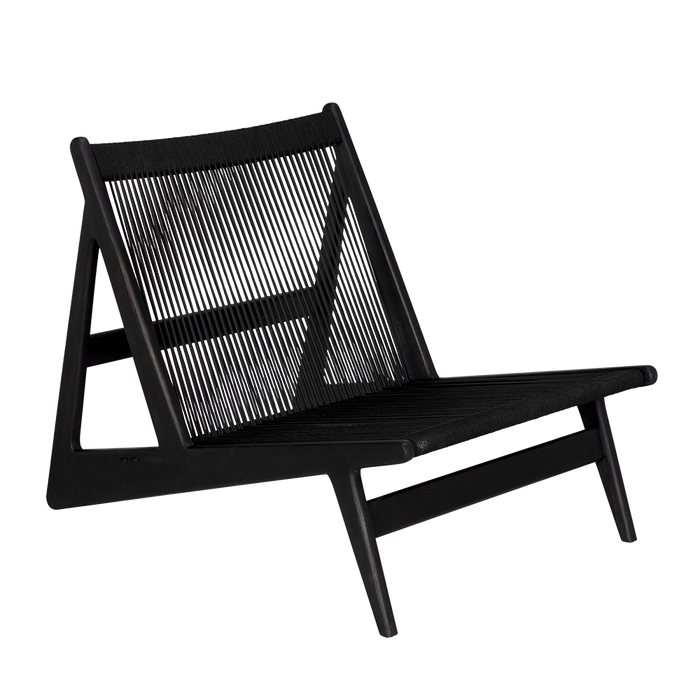 Noir Furniture - Luger Chair in Charcoal Black - AE-339CHB - GreatFurnitureDeal
