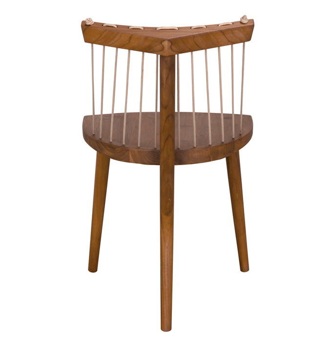 Noir Furniture - Lino Chair, Teak with Rope - AE-343T - GreatFurnitureDeal