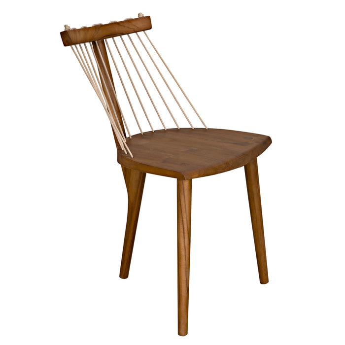 Noir Furniture - Lino Chair, Teak with Rope - AE-343T - GreatFurnitureDeal