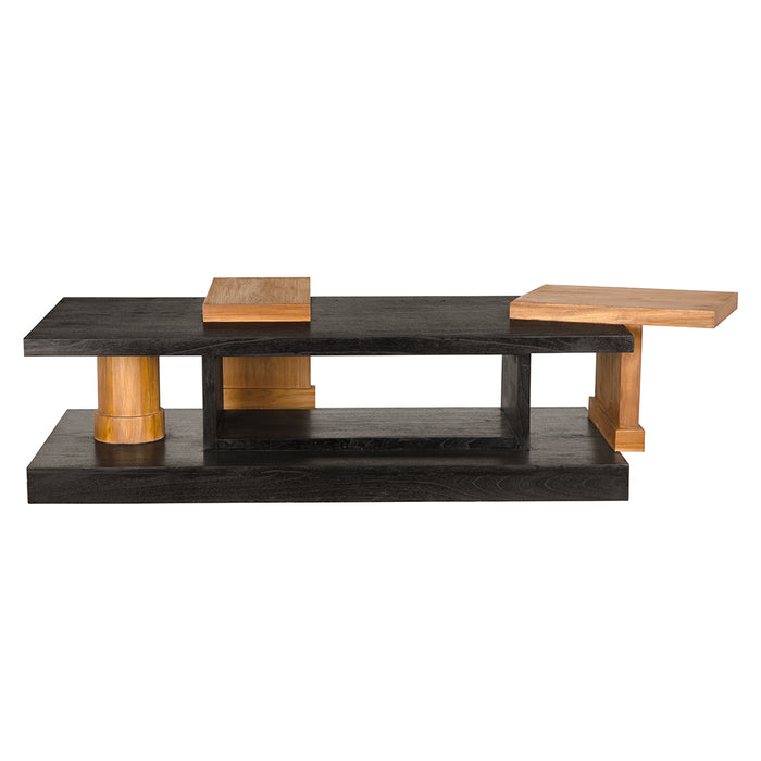 Noir Furniture - Fleming Coffee Table in Charcoal Black - AE-355TCHB - GreatFurnitureDeal