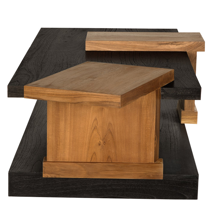 Noir Furniture - Fleming Coffee Table in Charcoal Black - AE-355TCHB - GreatFurnitureDeal