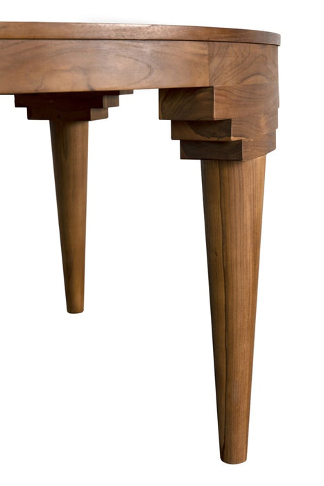 Noir Furniture - Davis Dining Table in Clear Coat Semi Gloss - AE-356T - GreatFurnitureDeal