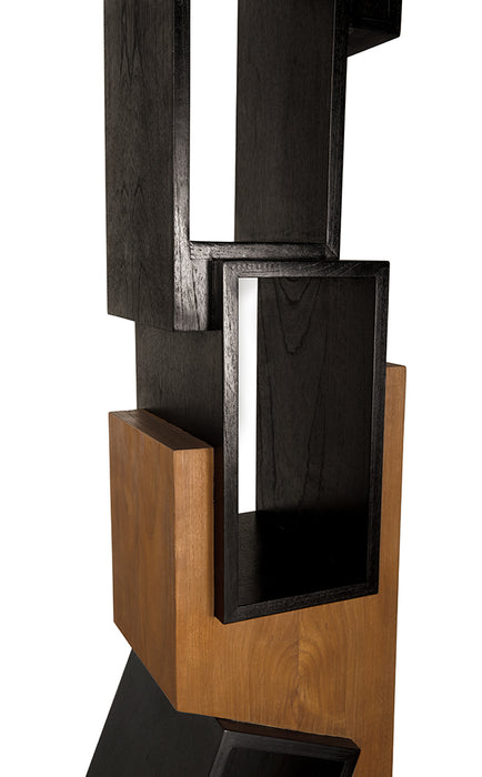 Noir Furniture - Jackson Shelf in Charcoal Black - AE-357TCHB - GreatFurnitureDeal