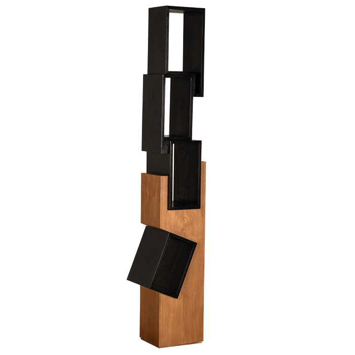 Noir Furniture - Jackson Shelf in Charcoal Black - AE-357TCHB - GreatFurnitureDeal