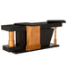 Noir Furniture - Fleming Console Table in Charcoal Black - AE-358TCHB - GreatFurnitureDeal