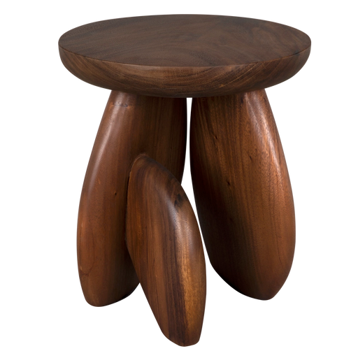 Noir Furniture - Boko Side Table in Clear Coat Semi Gloss - AE-360T - GreatFurnitureDeal