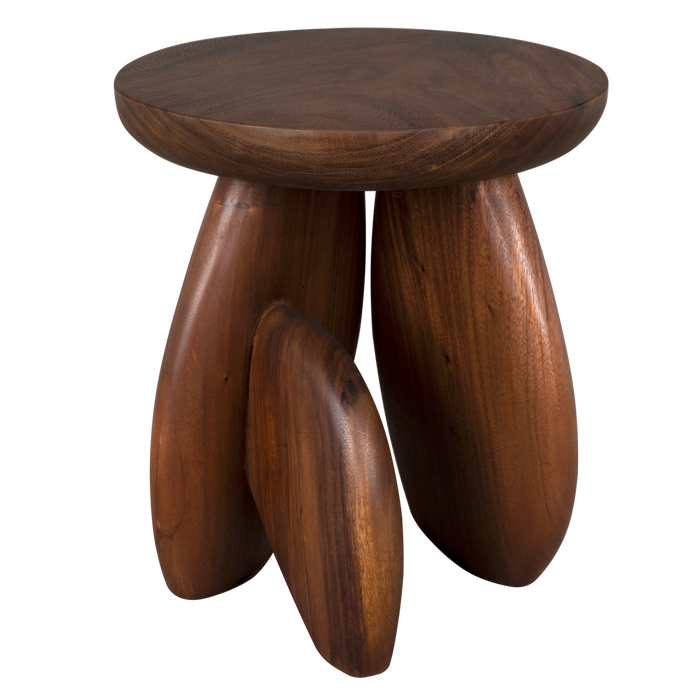 Noir Furniture - Boko Side Table in Clear Coat Semi Gloss - AE-360T - GreatFurnitureDeal