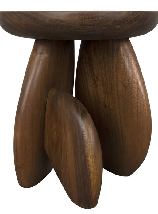 Noir Furniture - Boko Side Table in Clear Coat Semi Gloss - AE-360T - GreatFurnitureDeal