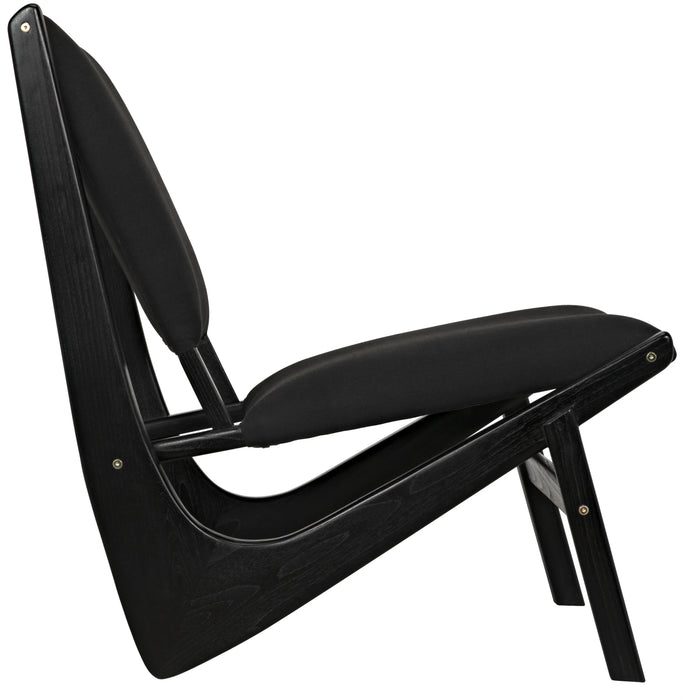NOIR Furniture - Bumerang Chair, Charcoal Black - AE-40CHB - GreatFurnitureDeal