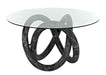 Noir Furniture - Zaza Dining Table, Cinder Black - AF-54CB - GreatFurnitureDeal