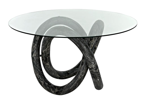 Noir Furniture - Zaza Dining Table, Cinder Black - AF-54CB - GreatFurnitureDeal