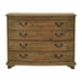 GJ Styles - Pine 4 Drawer Bowfront W/ Natural Wax Seal - AH05 - GreatFurnitureDeal