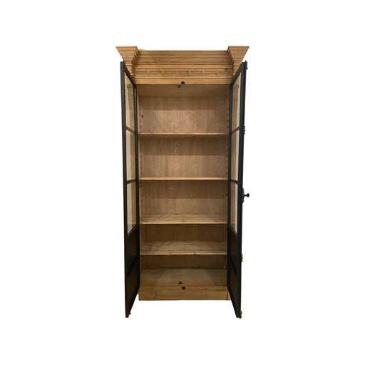 GJ Styles - Biedermeier Bookcase In Reclaimed Pine - AH32 - GreatFurnitureDeal