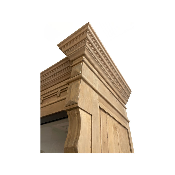 GJ Styles - Biedermeier Bookcase In Reclaimed Pine - AH32 - GreatFurnitureDeal