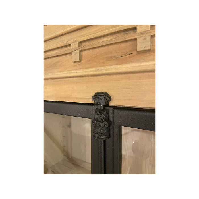 GJ Styles - Biedermeier Bookcase In Reclaimed Pine - AH32 - GreatFurnitureDeal