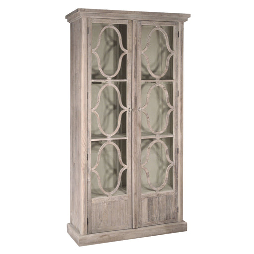 GJ Styles - Decorative 2 Door Glass Cabinet in White-D - AH52 - GreatFurnitureDeal